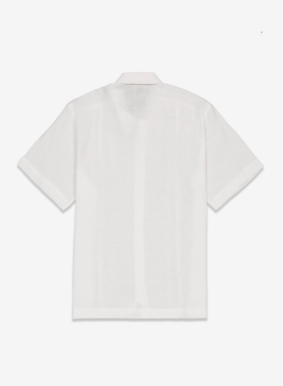 Casual Shirts | Abito Boris White Short Sleeve Shirt