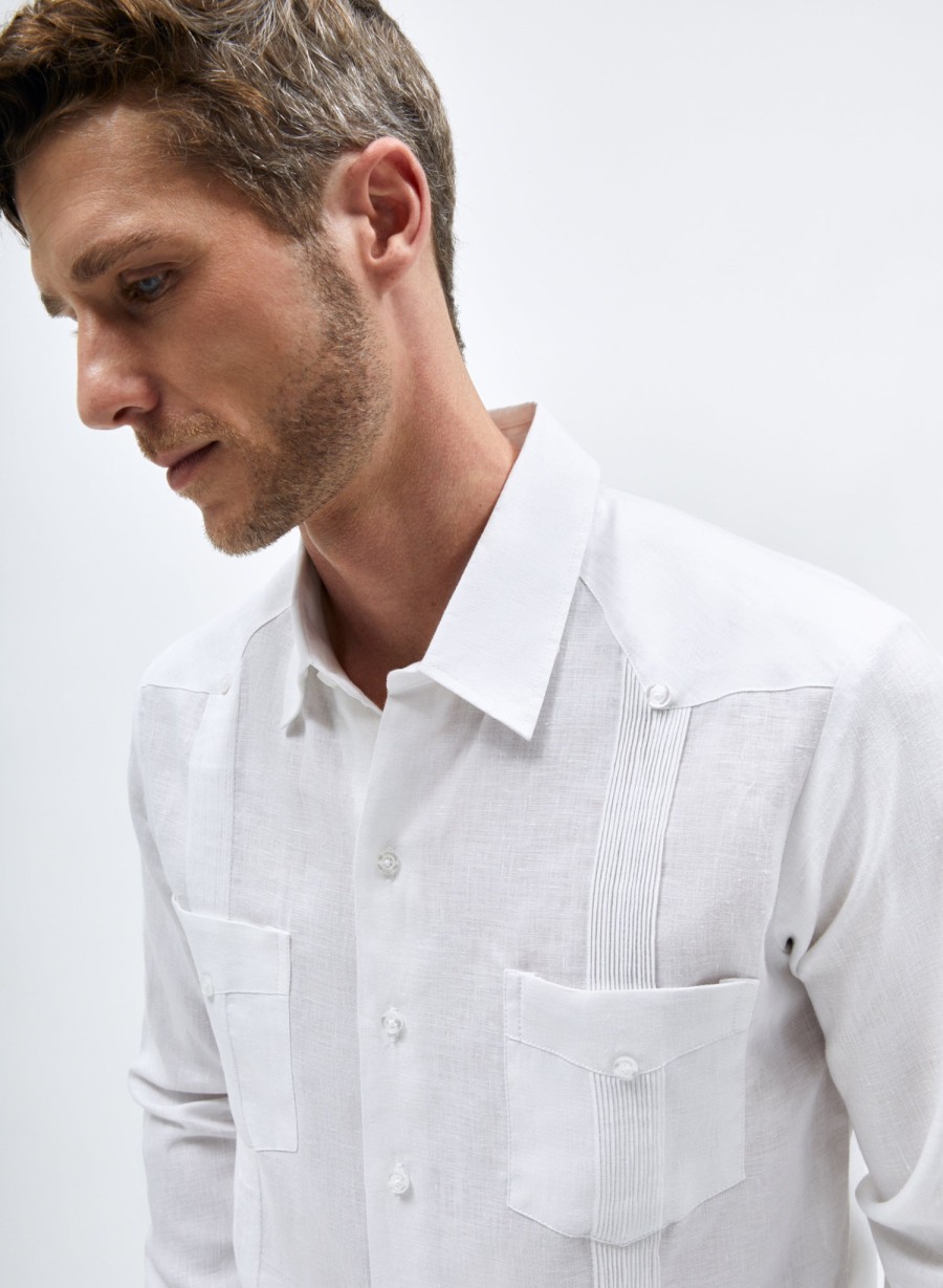 Camisas Basicas | Abito Guayabera Luxury