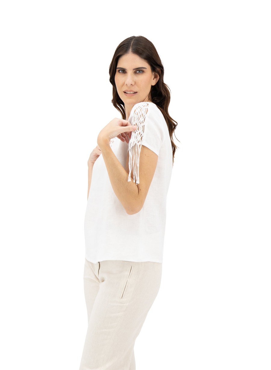 Blouses | Abito Walk Short Sleeve Blouse