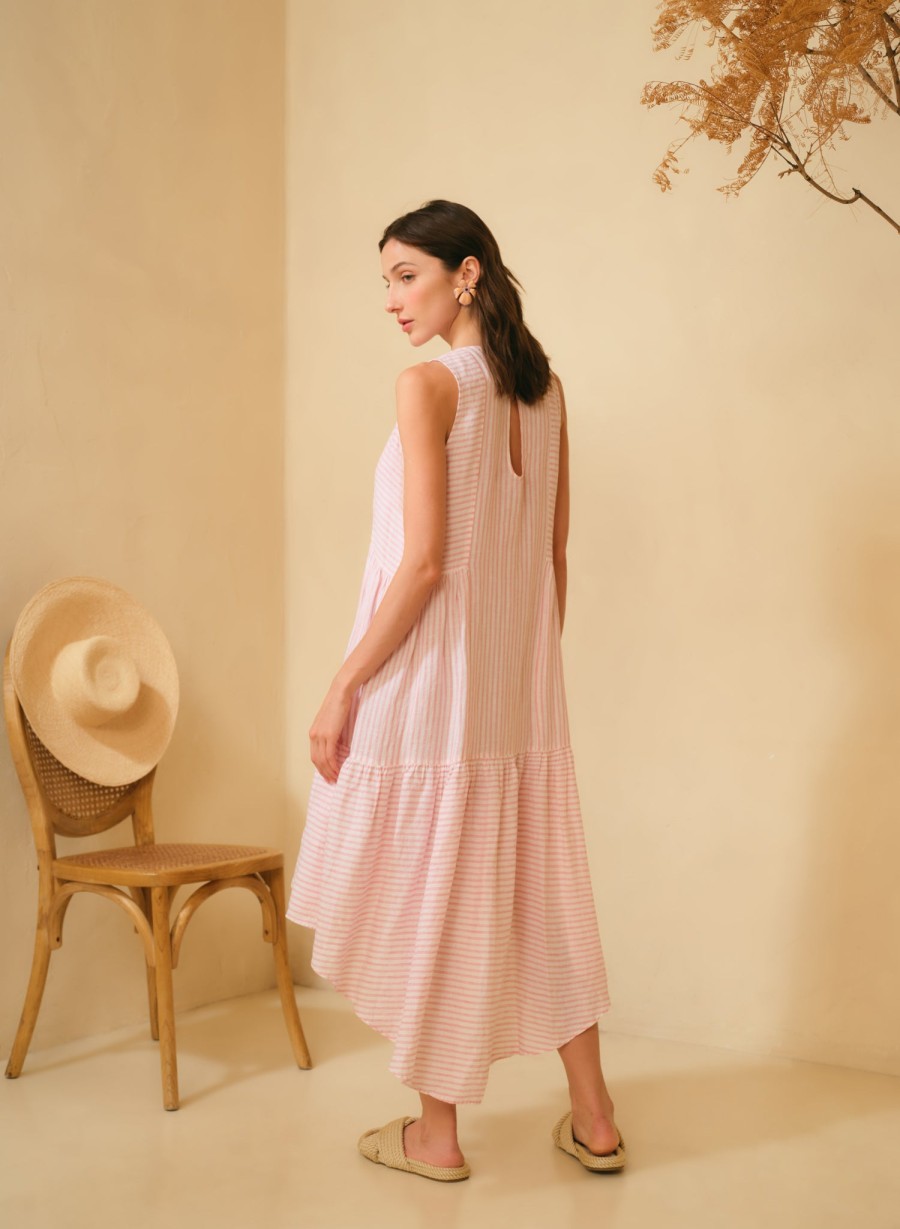 Dresses | Abito Pink Ognina Midi Dress