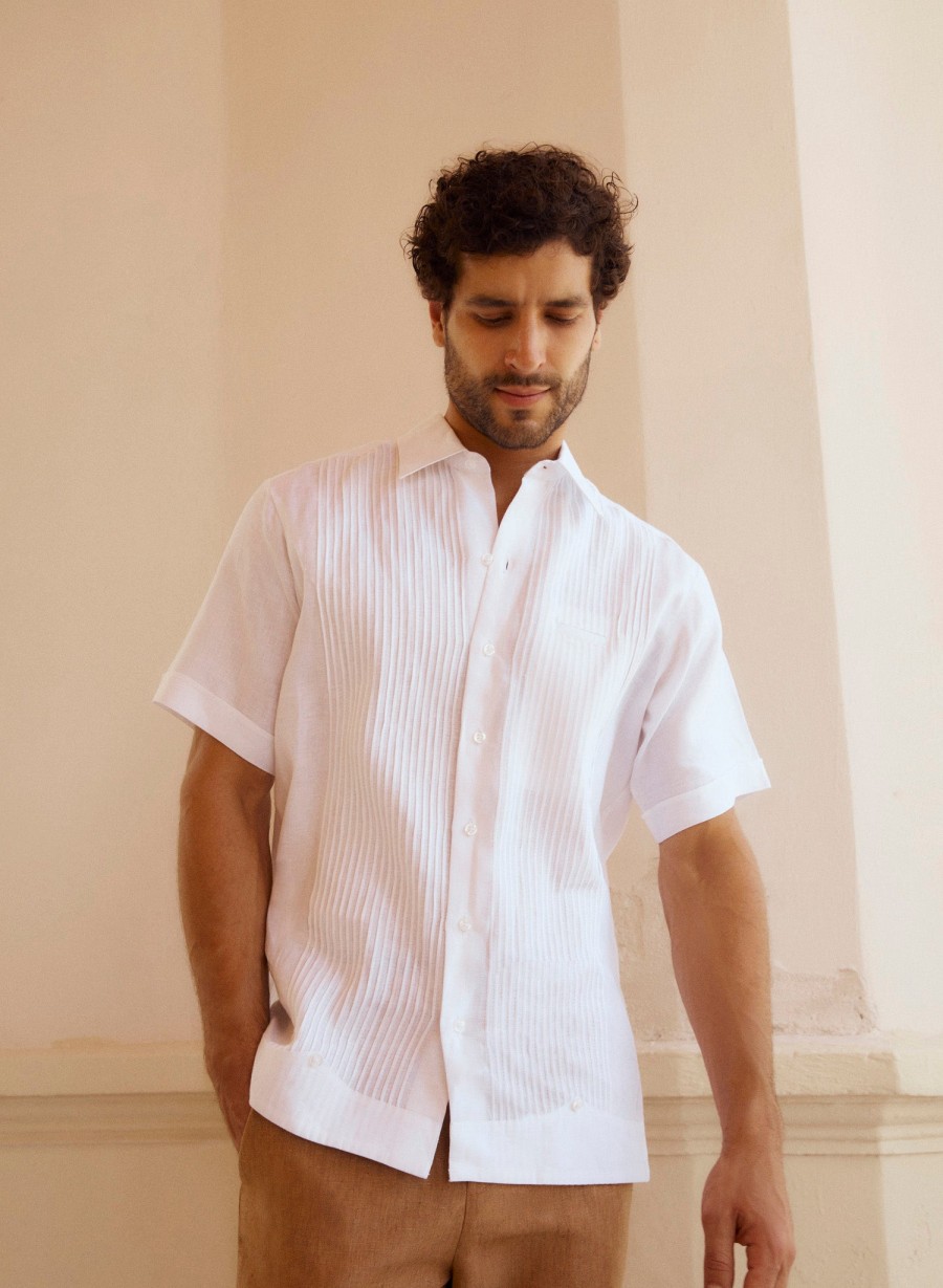 Short Sleeve Shirts | Abito Short Sleeve Presidential Guayabera