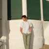 Pants And Bermudas | Abito Desert Sage Chino Pants