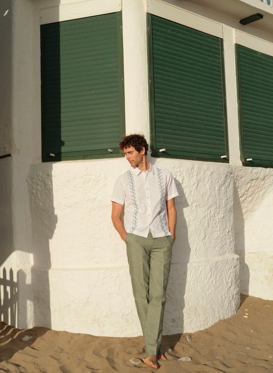 Pants And Bermudas | Abito Desert Sage Chino Pants