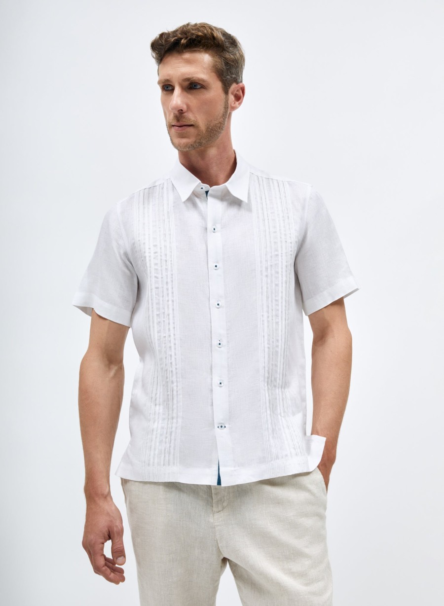 Camisas Basicas | Abito Cardena Short Sleeve Shirt