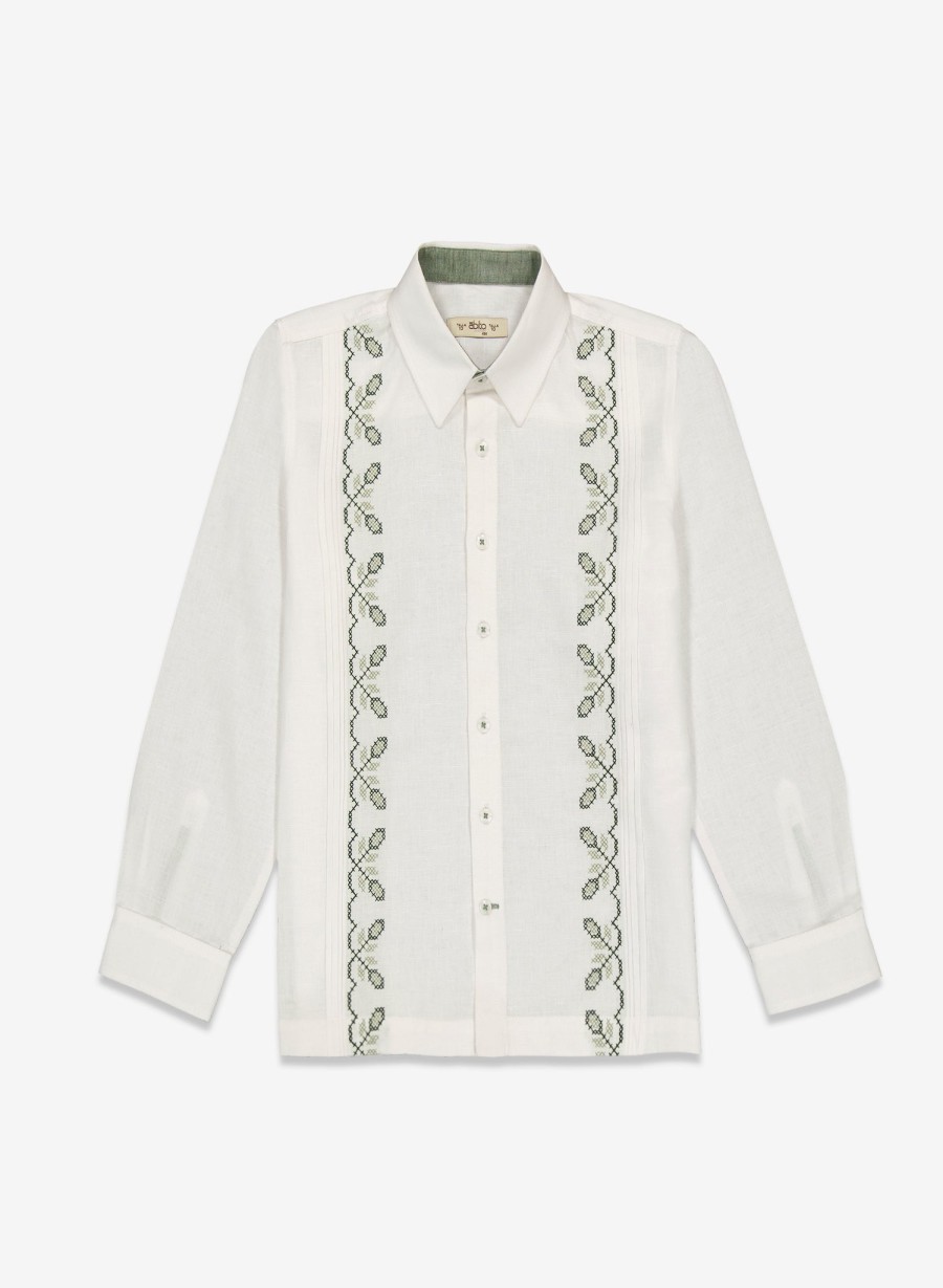 Children | Abito Guayabera Shirt By Nino Cabrera