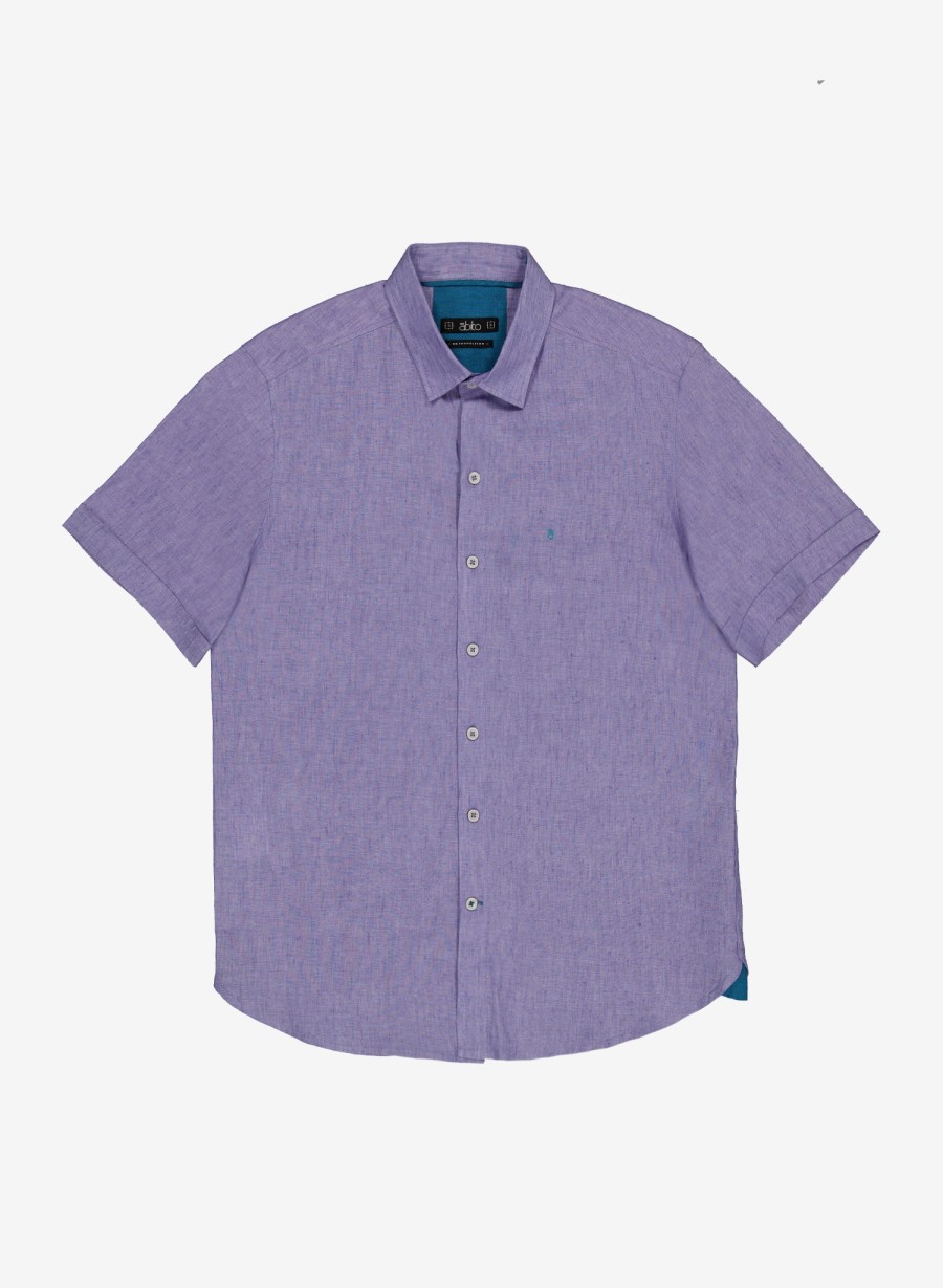 Short Sleeve Shirts | Abito Lavender Park Short Sleeve Shirt