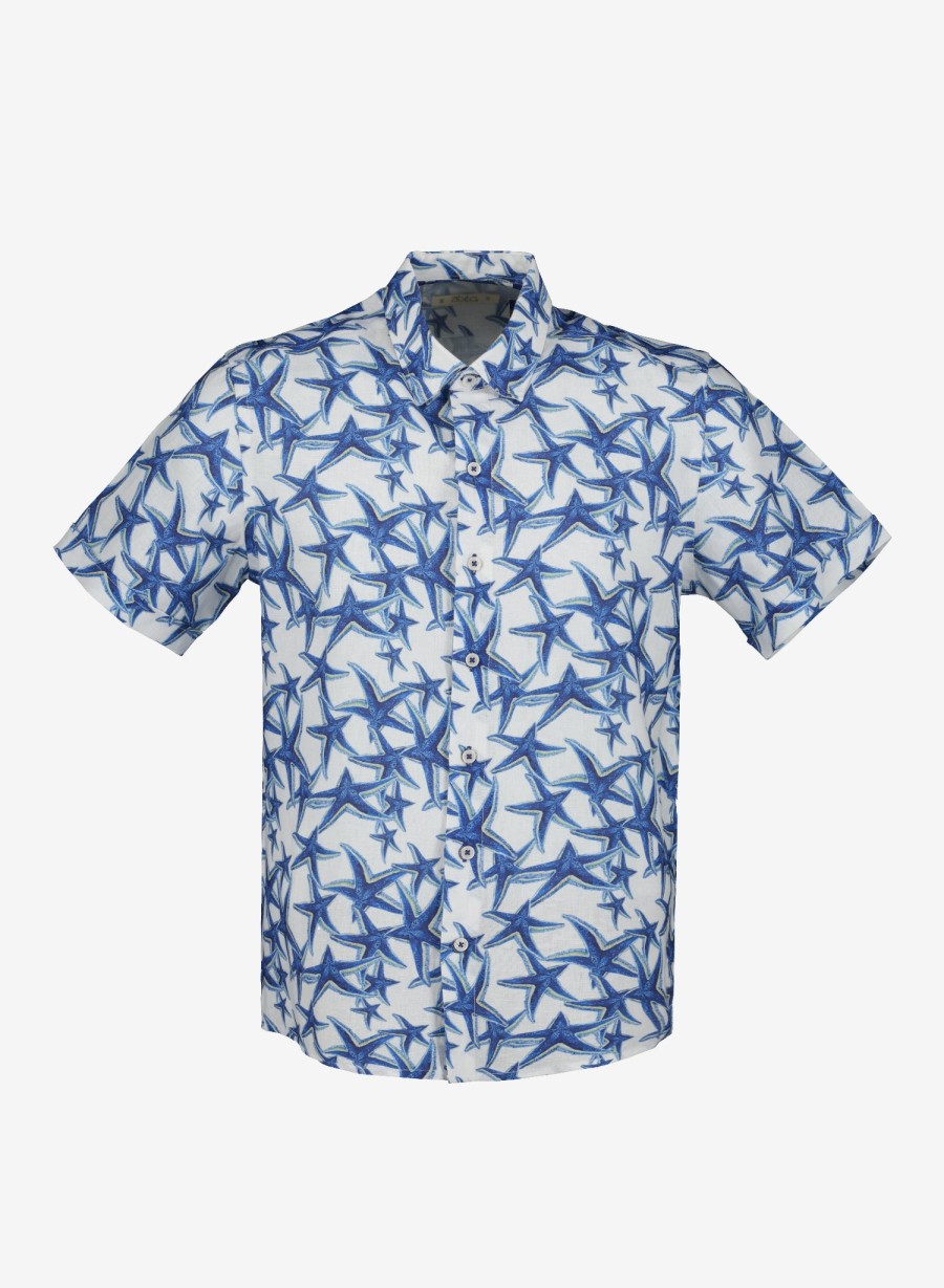 Short Sleeve Shirts | Abito Paraga Blue Star Short Sleeve Shirt