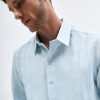 Short Sleeve Shirts | Abito Boris Blue Short Sleeve Shirt